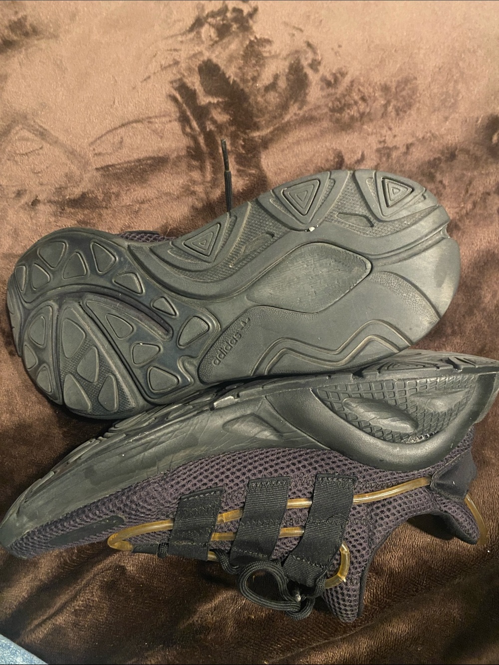 adidas Men’s Black and Gold Athletic Sneakers